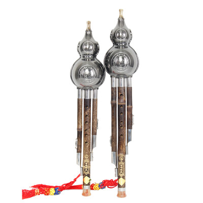 

Jingdong supermarket] Dai Ling natural gourd Zizhu rod two tone Hulusi C tune 836