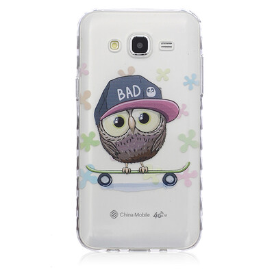 

Сова Pattern Мягкий тонкий ТПУ Резиновая крышка силиконовый гель чехол для SAMSUNG GALAXY J5