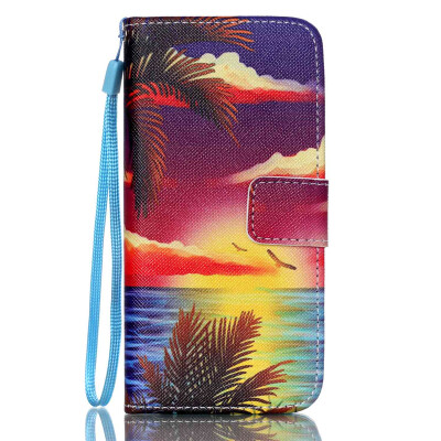 

Coconut Water Design PU Leather Flip Cover Wallet Card Holder Case for IPHONE 6