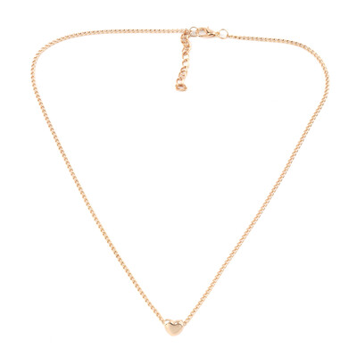 

Tiny Elegant Small Golden/Silver Love Heart Cute Short Necklace Present