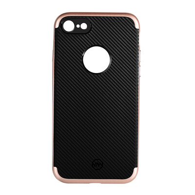 

Machine Hall Apple 87 phone shell iPhone8 7 protective cover all-inclusive anti-fall matte soft shell metal frame Apple 87 47 inch blade series rose gold