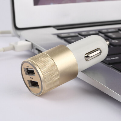 

New Hanfu 2-port USB Universal Car Charger for iphone6/6s/6 iPod/Ipad Samsung