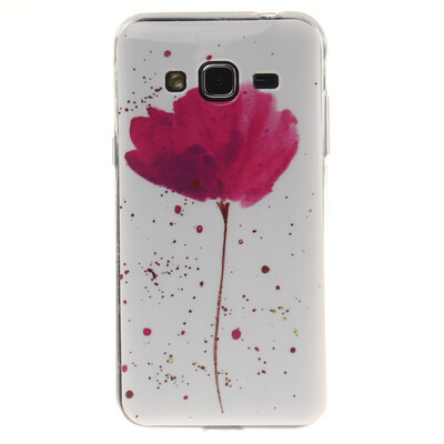

Purple orchid Pattern Soft Thin TPU Rubber Silicone Gel Case Cover for SAMSUNG GALAXY J3Galaxy J3 2016 SM-J320