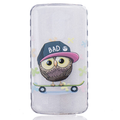 

Owl Pattern Soft Thin TPU Rubber Silicone Gel Case Cover for LG K10