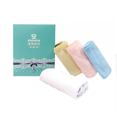 

Showbas showa 4pcs ladies underwear disposable panties sterile travel business travel disposable women&39s underwear