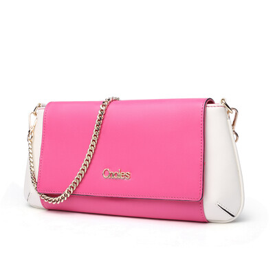 

Kou a Cnoles ladies ladies bag Europe and the United States fashion trend small incense wind shoulder Messenger bag B003 red