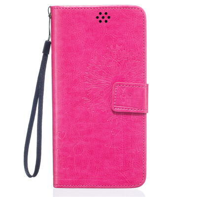 

Rose Lovers and Dandelion Style Embossing Classic Flip Cover with Stand Function and Credit Card Slot for IPHONE 7