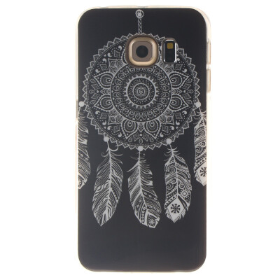 

Black wind chimes Pattern Soft Thin TPU Rubber Silicone Gel Case Cover for SAMSUNG GALAXY S6 Edge