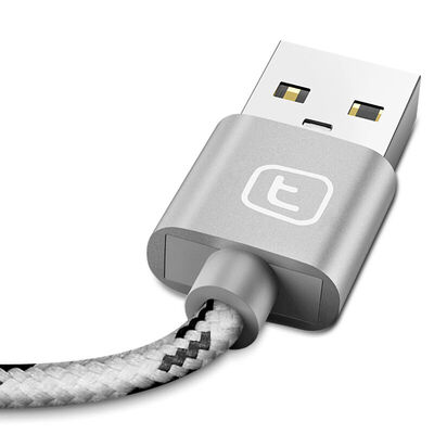 

Tulas Anzhuo Apple data cable charging cable two-in-one for iPhoneX 8 7s 1076 6s 5s millet Huawei mobile phone USB cable fast charge titanium empty 1 meter