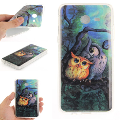 

Oil painting owl Pattern Soft Thin TPU Rubber Silicone Gel Case Cover for SAMSUNG GALAXY J5 2017J530