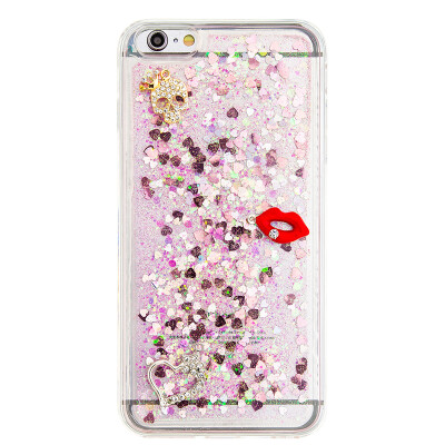 

Dynamic Quicksand Glitter Liquid Soft TPU Case Cover For IPHONE 7PLUS