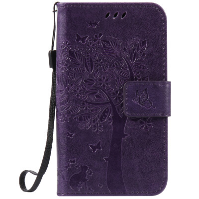 

Purple Tree Design PU кожа флип крышку кошелек карты держатель чехол для LG K3