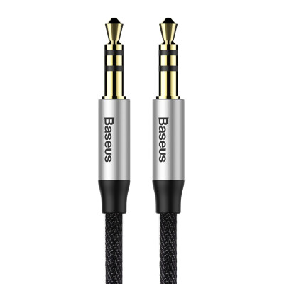 

Baseus AUX Audio cable 35mm port Silver Black