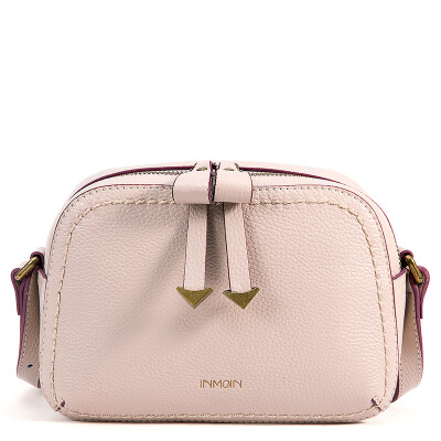 

Yan Man (INMAN) the first layer of cowhide handbags personalized wild shoulder Messenger bag fashion women's shoulder bag butterfly pull card Ms. small bag 6871030037 midnight black