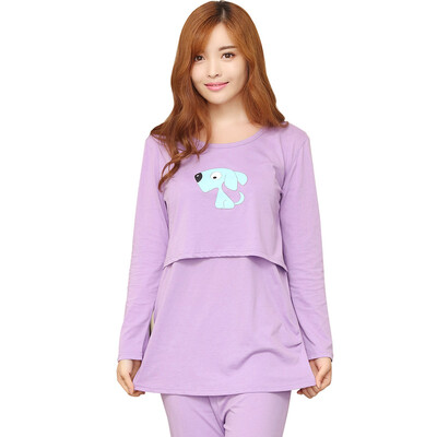 

October Crystallization Postpartum Breastfeeding Home Monthly Suits SH203 XL Pink