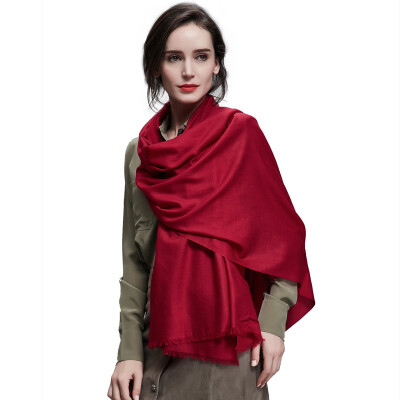 

Bao Shengxiang 300 pure color wool scarves autumn&winter warm thickening ladies shawl water soluble wool scarlet winks w9301