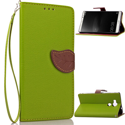 

Green Design PU Leather Flip Cover Wallet Card Holder Case for Huawei Mate 8