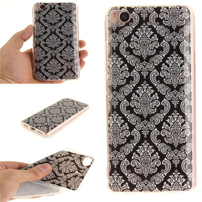 

Totem flowers Pattern Soft Thin TPU Rubber Silicone Gel Case Cover for XIAOMI 5S