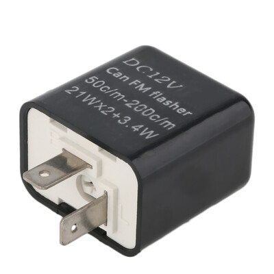 

Мотоцикл сигнала поворота Индикатор 12V 2Pin Скорость Регулируемая LED Flasher реле