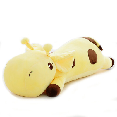 

Happy box plush toy doll lying deer large giraffe lie pillow pillow Christmas New Year&39s gift birthday gift 90cm