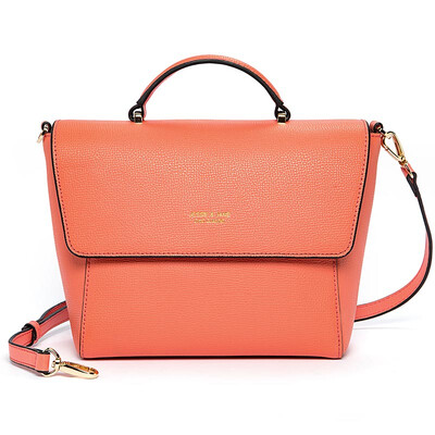 

JESSIE & JANE&simple shoulder Messenger bag leather handbag handbag J27S1271753CR coral