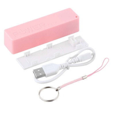 

Mobile Power Case Box USB 18650 Battery Cover KeyChain for iPhone