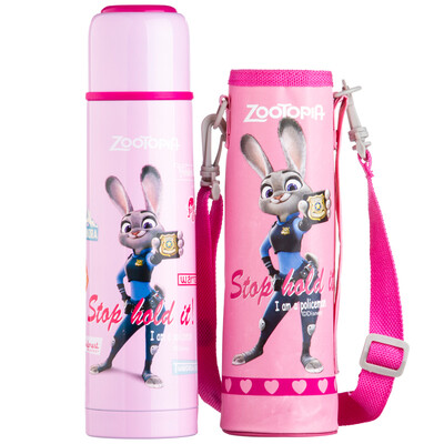 

Disney (Madonna) Crazy Animal City High Vacuum Bullet Warrior Нержавеющая сталь Изоляционная чашка Студенческая детская чашка Ручные чашки Розовый кролик Джуди 500 мл