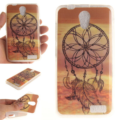 

Обложка Dreamcatcher Pattern Мягкий тонкий ТПУ резиновый силиконовый гель чехол для Lenovo A319