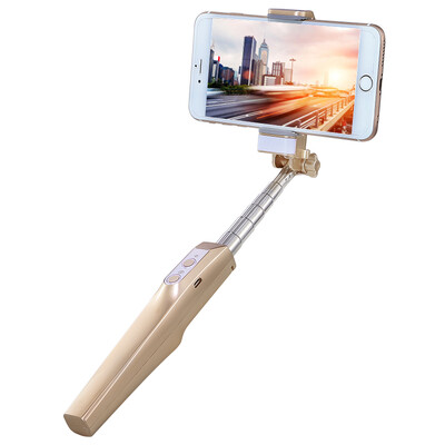 

BIAZE U23 Tuhao gold wireless Bluetooth self-timer self-portrait artifact with fill light general Apple 7plus mobile phone Huawei oppo Meizu Huawei
