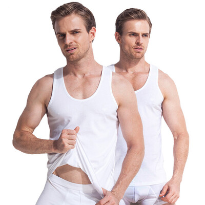 

Jingdong Supermarket Septwolves SEPTWOLVES vest men&39s stretch cotton men&39s vest Slim sports bottoming shirt comfort 2 pieces of black XL code Z98790
