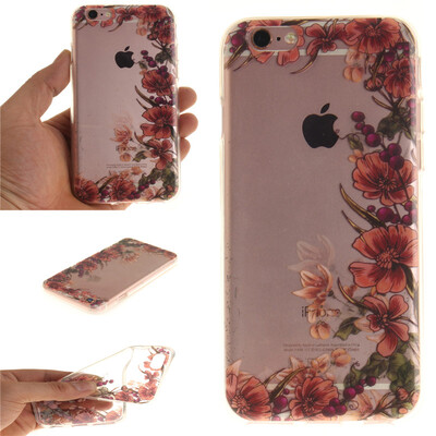 

Retro vines Pattern Soft Thin TPU Rubber Silicone Gel Case Cover for IPHONE 6/6S
