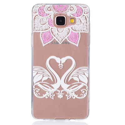 

Swan Pattern Soft Thin TPU Rubber Silicone Gel Case Cover for SAMSUNG GALAXY A5 2016/A510