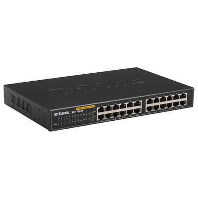 

D-Link dlink DES-1024A Fast switchboard 24-port office home desktop with rack accessories