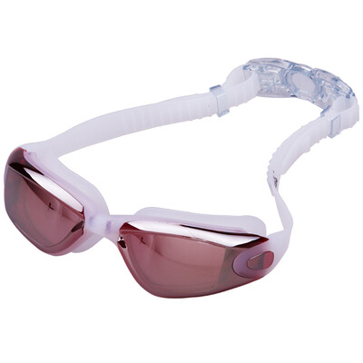 

Odd sea flat coating goggles men&women common large box swimming mirror plating 1103 pink swimming cap training training
