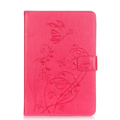 

Rose Flower Design PU Leather Flip Cover Wallet Card Holder Case for IPAD MINI4