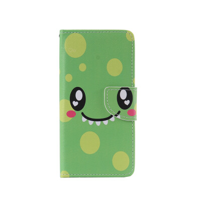 

Green Smile Design PU Leather Flip Cover Wallet Card Holder Case for LG G5