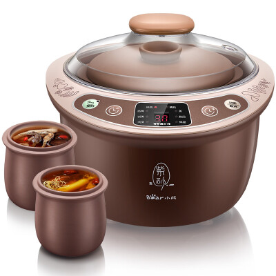 

Bear (Bear) electric stew pot purple sand water stew pot soup pot porridge pot automatic home bird's nest DDZ-C18Z3 1.8L