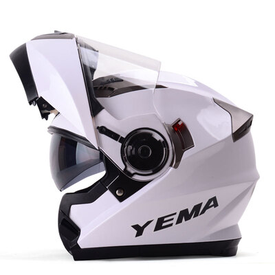 

Mustang YEMA 925 Motorcycle Helmet Male Full Face Helmets Summer Dual Lens Opening Helmet Female Locomotive Racing Sports Car Safety Hat Matching Anti-fog Len