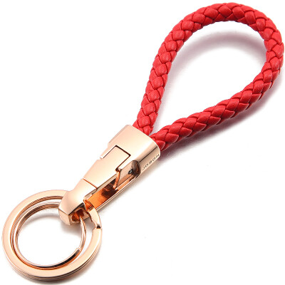 

JOBON Bangle double key ring hand rope easy to pick key ring car key chain ring key chain pendant ZB-076 red creative gift birthday gift