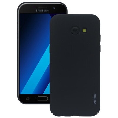 

Yomo Samsung A5 2017 версия телефона оболочки мобильный телефон защитный рукав полный Хемминг кожа чувствовать себя графитовый черный матовый твердой оболочки