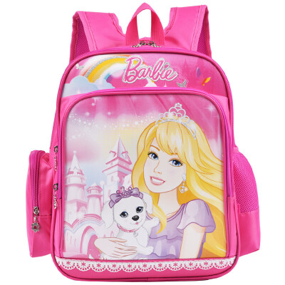 

Barbie Primary School Student Bag Schoolbag Girl Princess Princess Ridge Reduced Shoulder Bag ZZ161159-1B Rose