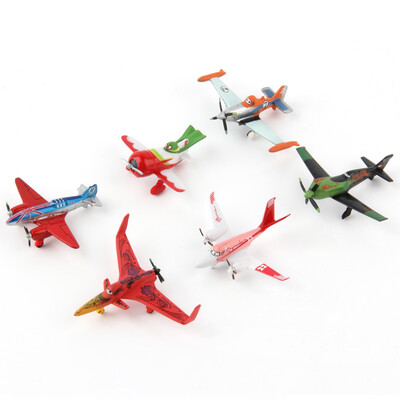

6 шт / комплект Planes Play Set Пластиковые модели самолетов Рисунок Airplanes Игрушка