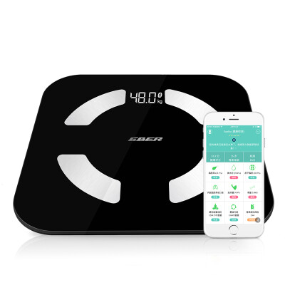 

EBER H3 Agents Body Scale Weighing Scale Electronic Scales Household Scales Health Scales Bluetooth Scales Fat Scales Precision White