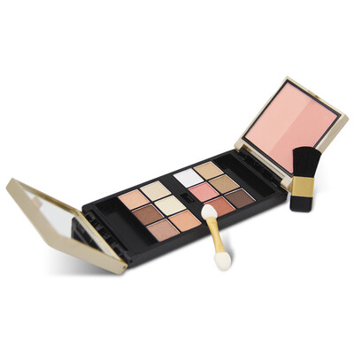 

Cai City (CityColor) 14 Цвет макияжа Palette 10,8 г (12 цвет глаз тени + 2 цвета румяна макияж голые знакомства трехмерным глубоко посаженные макияж)