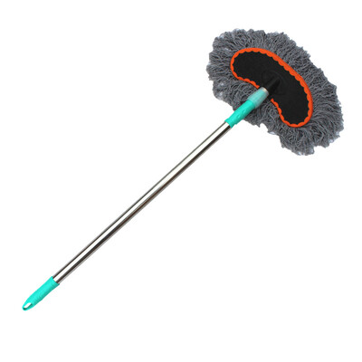 

Car kiss stainless steel long rod car wash brush long handle retractable car wash brush gray