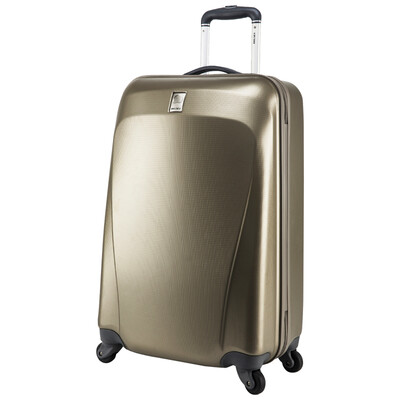 

Delsey Fashion Trolley 24inch ABS Trolley Caster Trunk Female Bronze 799