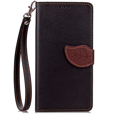 

Black Design PU Leather Flip Cover Wallet Card Holder Case for DOOGEE X5 Pro