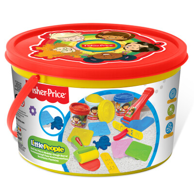 

Fisher Fisher-Price руки цвета грязи ведро весело цвет глины пластилин глины ванной легкий инструмент липким детские развивающие игрушки FPP019