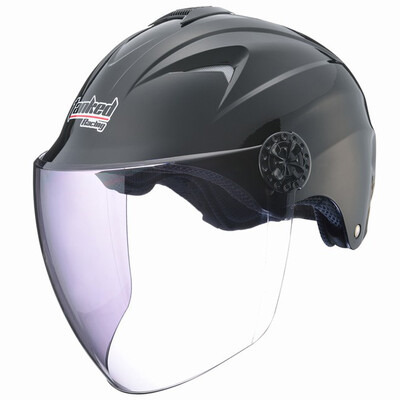 

Tanked Racing Motorcycle Helmet Electric Battery Bike Helmet T506 Spring Summer Helmet M Code Black