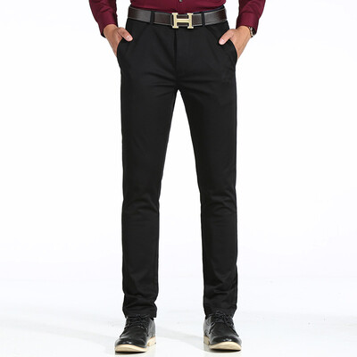 

Playboy PLAYBOY casual pants men's business casual pants Slim straight trousers 16042PL018 dark blue 40